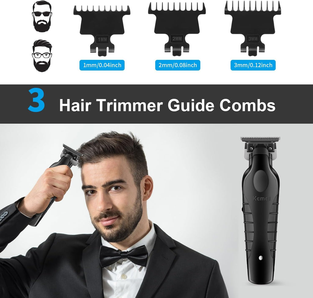 KEMEI Professional Cordless Hair Clipper for Men Electric