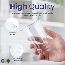 Load image into Gallery viewer, SNH 25 Pieces 12Oz Juice Cup Clear Disposable Plastic