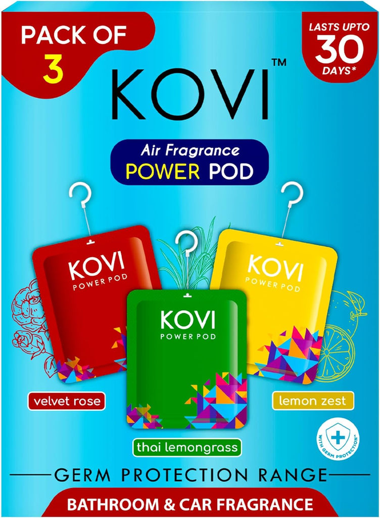 Air Fragrance Power Pods for Bathroom and Car Long Lasting