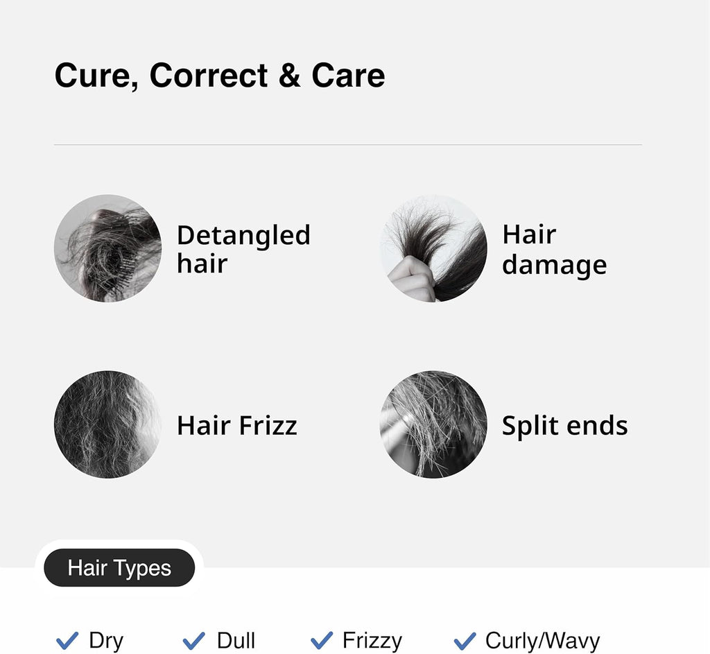 Cureskin Smooth Shine Hair Serum for Dry Frizzy Hair