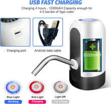 Load image into Gallery viewer, SKY TOUCH 5 Gallon Water Bottle Pump Portable Electric