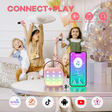 Load image into Gallery viewer, Mini Karaoke Machine for Kids Adults Portable Bluetooth Speaker
