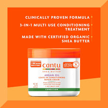 Load image into Gallery viewer, Cantu Argan Oil Leave in Conditioning Repair Cream