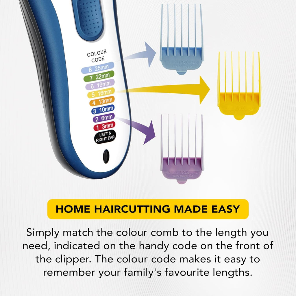 Wahl Colour Pro Cordless Hair Clipper Kit for Men