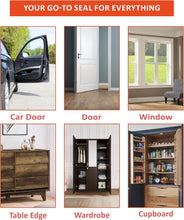 Load image into Gallery viewer, Door Weather Stripping Self Adhesive Rubber Insulation