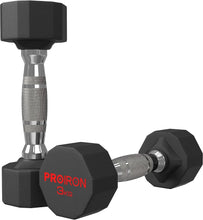 Load image into Gallery viewer, Rubber Dumbbells Steel Weights Set Home Gym Fitness Training