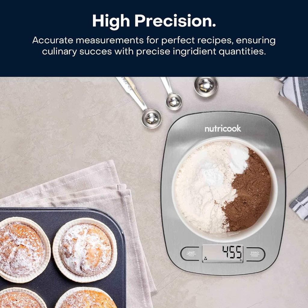 Nutricook Digital Kitchen Scale Eko Stainless Steel Food Scale