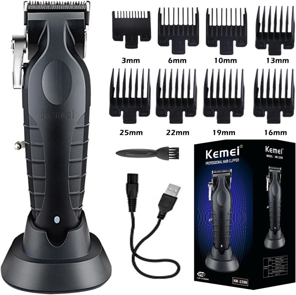 Kemei Professional Cordless Hair Clippers for Men Trimmers