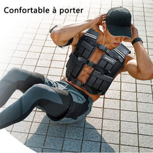 Load image into Gallery viewer, Adjustable Weighted Vest for Men Women Running Strength Training