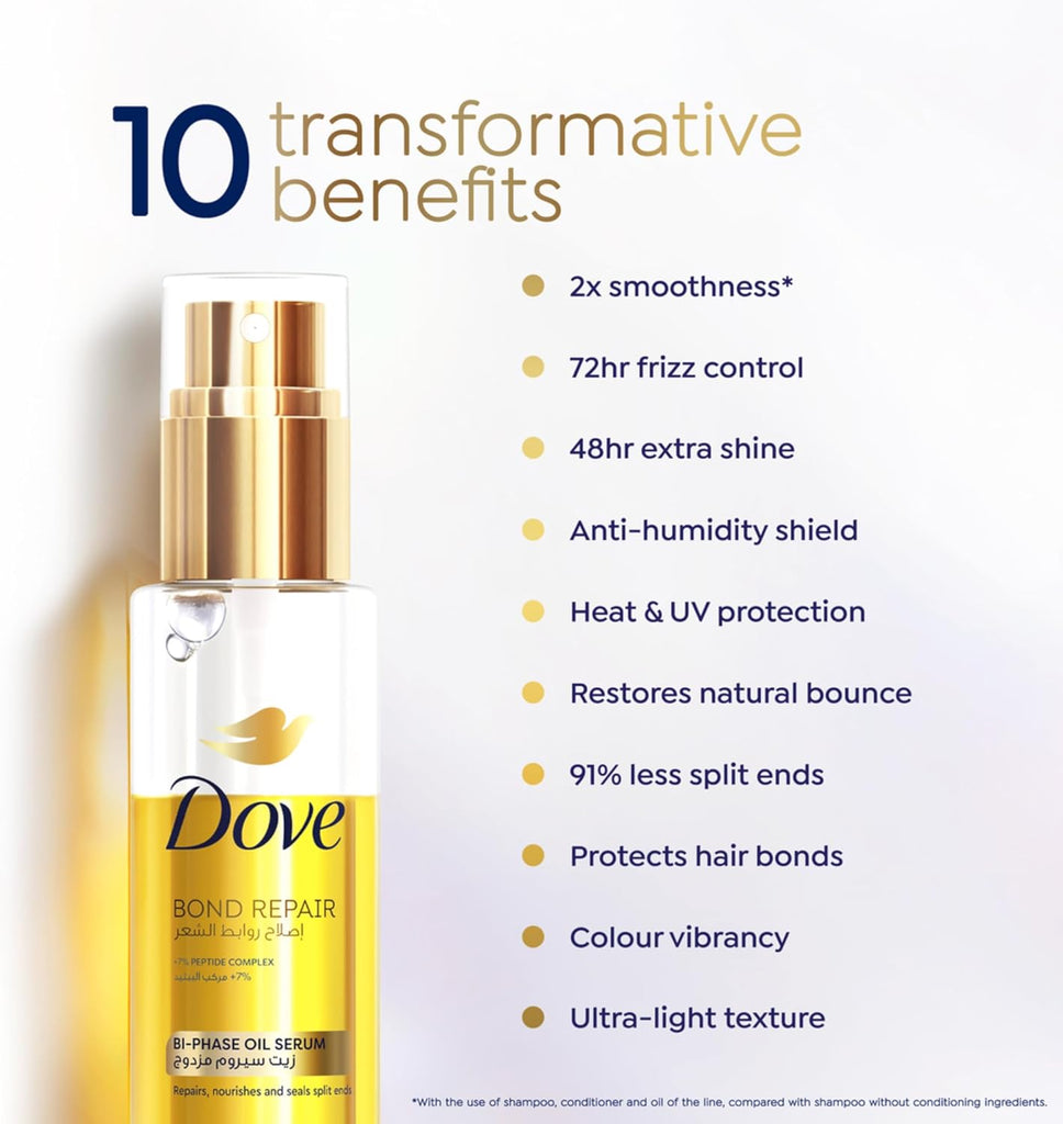 Dove Bond Repair Oil Serum for healthy hair Bio Protein Care