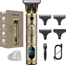 Load image into Gallery viewer, AMULISS Professional Mens Hair Clippers Cordless Trimmer Kit