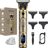 AMULISS Professional Mens Hair Clippers Cordless Trimmer Kit