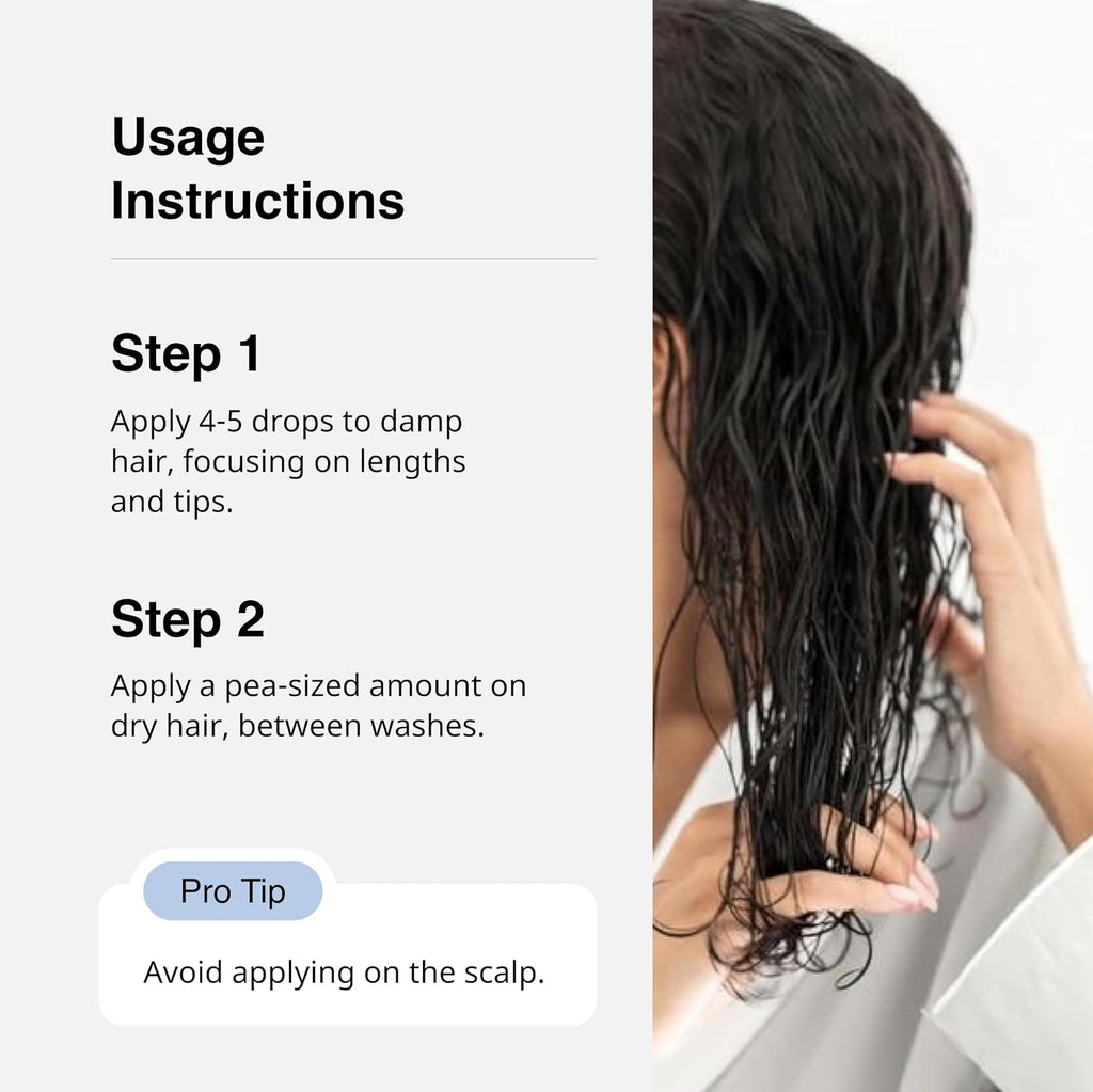 Cureskin Smooth Shine Hair Serum for Dry Frizzy Hair