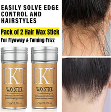 Load image into Gallery viewer, Hair Wax Stick for Hair Styling Non Greasy Strong Hold