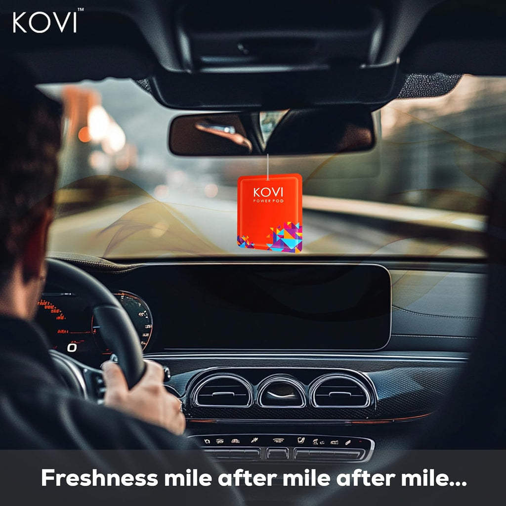 Kovi Air Fragrance Power Pod for Bathroom and Car Long Lasting
