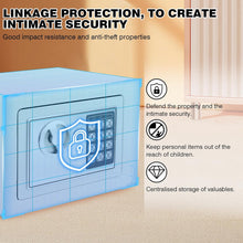 Load image into Gallery viewer, Electronic Cash Box with Pass Code and Anti Theft Security