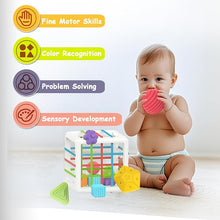 Load image into Gallery viewer, Montessori Toys for 1 Year Old Baby Sorter Cube