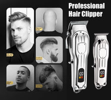 Load image into Gallery viewer, Hair Clippers Cordless for Men Professional Barber Trimmers Set