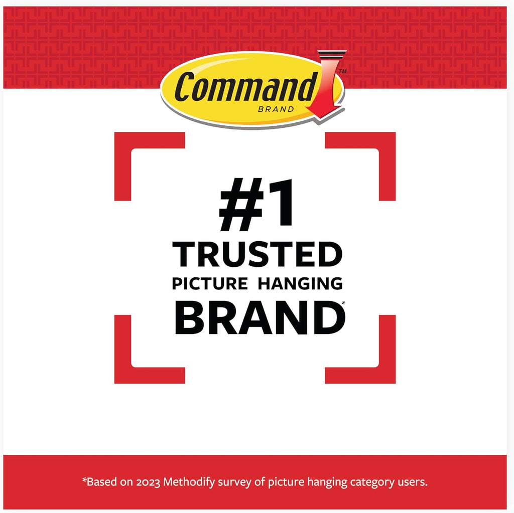 Command Large Picture Hanging Strips White Holds Up To 16 Lbs