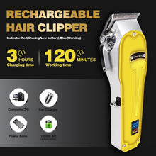Load image into Gallery viewer, Mens Hair Trimmer Adjustable Blade Rechargeable Clippers Kit