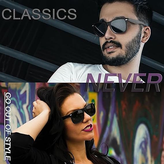 Joopin Square Sunglasses Polarized UV Protection