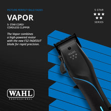 Load image into Gallery viewer, Wahl Professional Vapor Clipper Corded Cordless F32 Adjustable Balding Blade