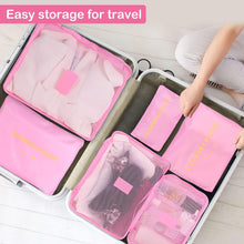 Load image into Gallery viewer, Travel Packing Cubes Set Waterproof Laundry Bag Storage