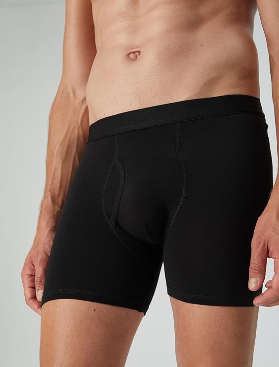 Mens Boxer Shorts Soft Cotton Breathable Underwear Boxer Briefs
