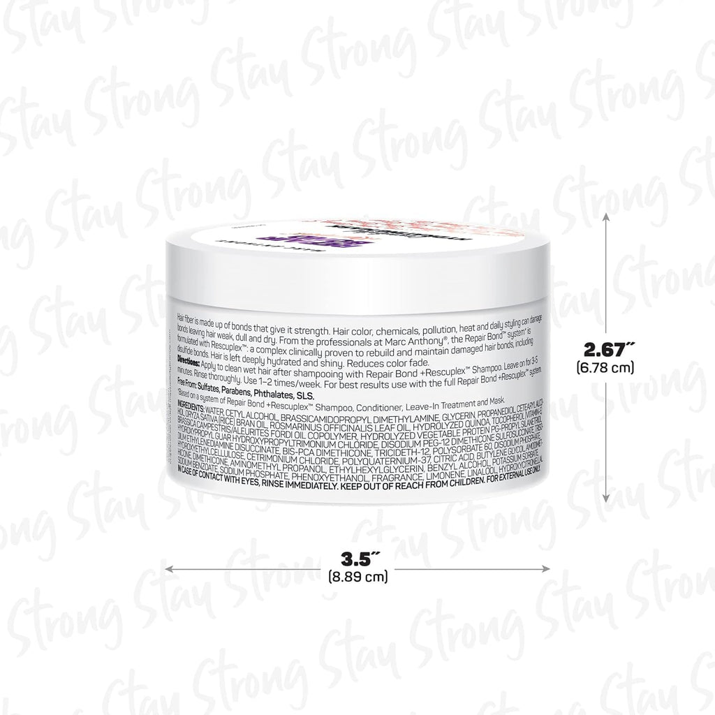 Marc Anthony Repairing Hair Mask Repairs Strengthens Hair