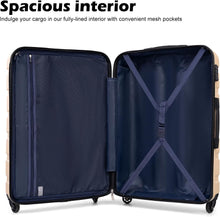 Load image into Gallery viewer, COOLIFE Carry on Luggage Travel Trolley Bag ABS Hard Shell Suitcase