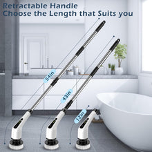 Load image into Gallery viewer, Cordless Electric Spin Scrubber with Brush Heads