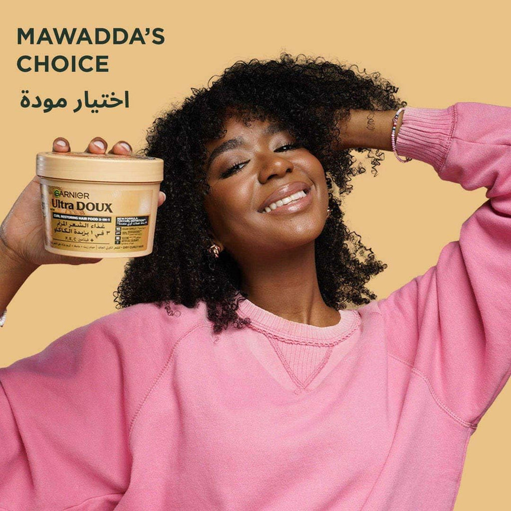 Garnier Ultra Doux Hair Food Curls Restoring Cocoa Butter