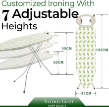 Load image into Gallery viewer, Ironing Board with 7 Levels Height Adjustable Foldable