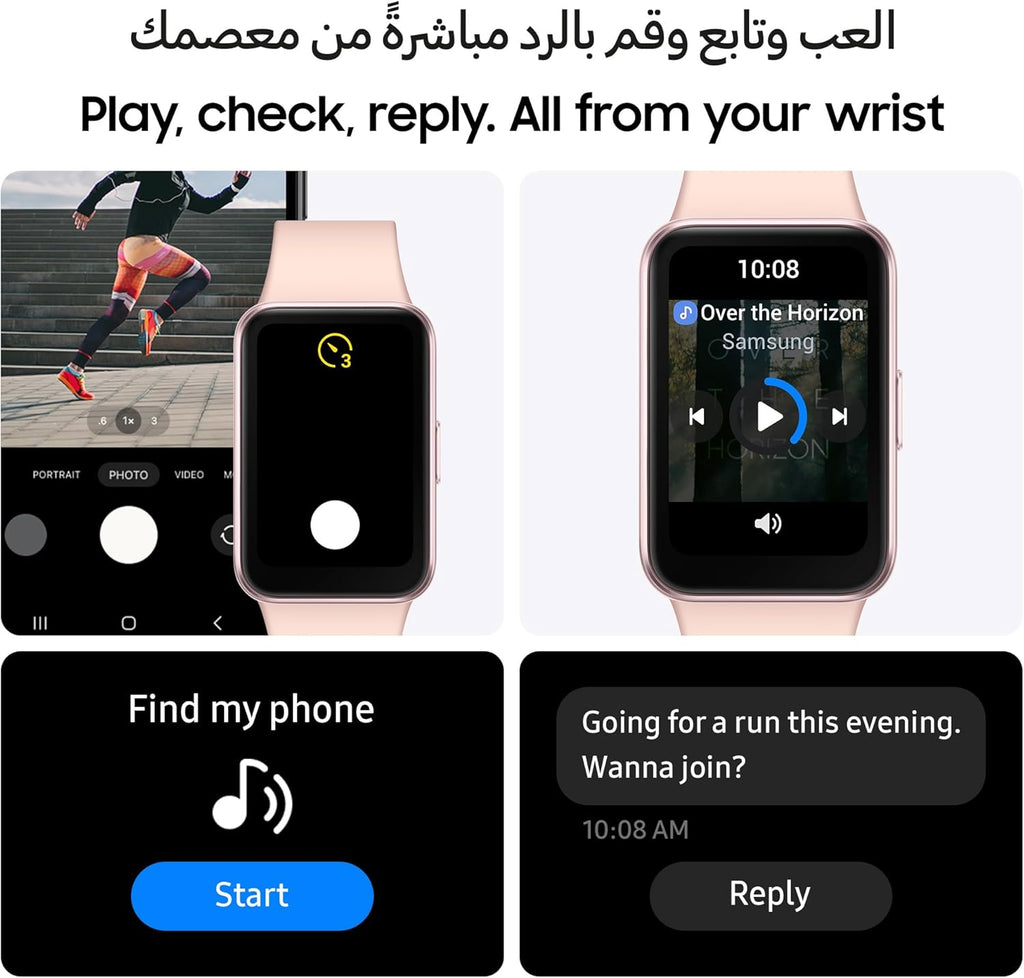 Samsung Galaxy Fit3 Smartwatch Exercise Sleep Tracking