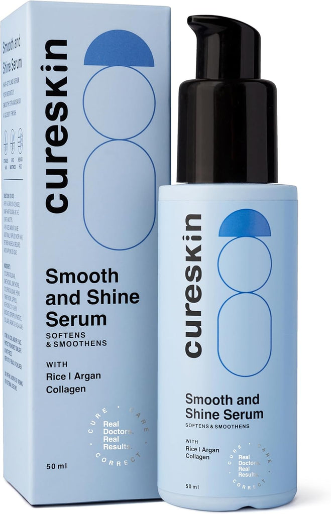 Cureskin Smooth Shine Hair Serum for Dry Frizzy Hair