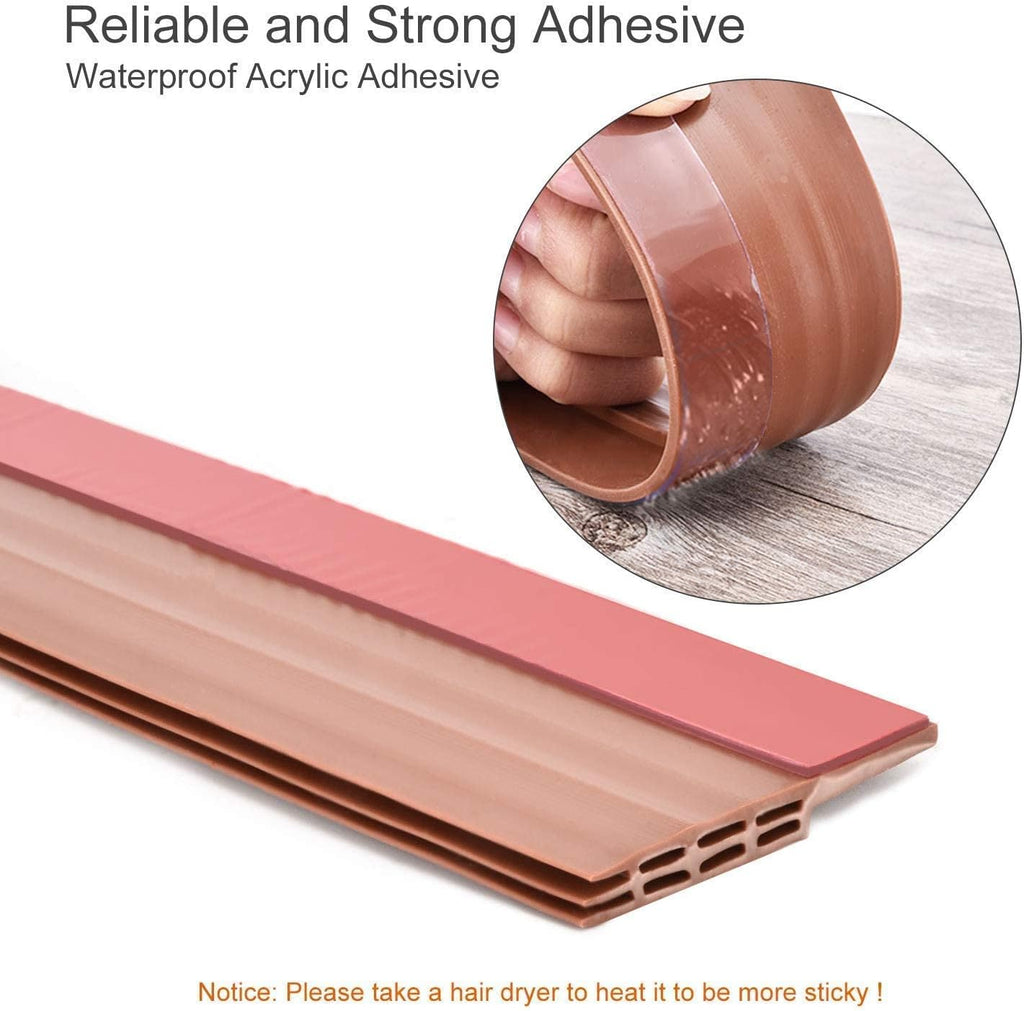 Energy Saver Door Draught Stopper Strong Adhesive Seal Soundproof