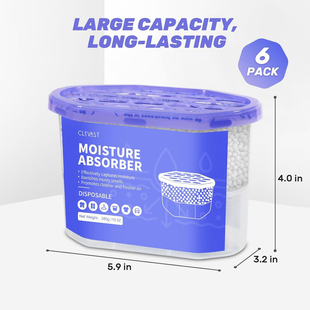 Moisture Absorbers Boxes 6 Pack Dehumidifier