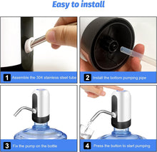 Load image into Gallery viewer, SKY TOUCH 5 Gallon Water Bottle Pump Portable Electric