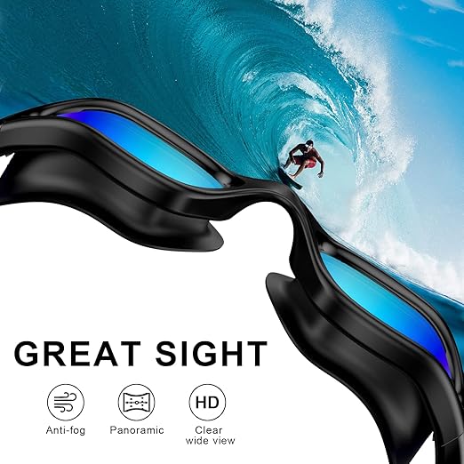 Emsina Swim Goggles G1 Polarized Anti Fog Adult