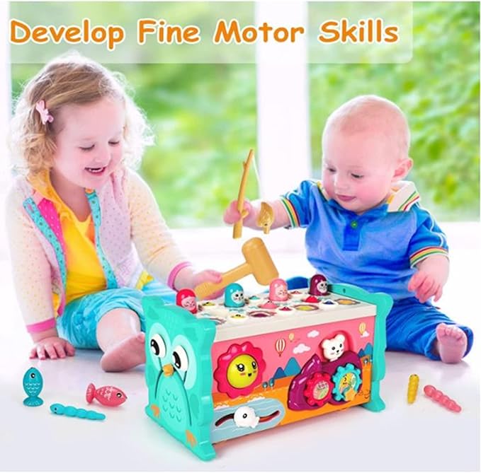 Toddler Activity Cube Baby Montessori Toy Fine Motor Skills