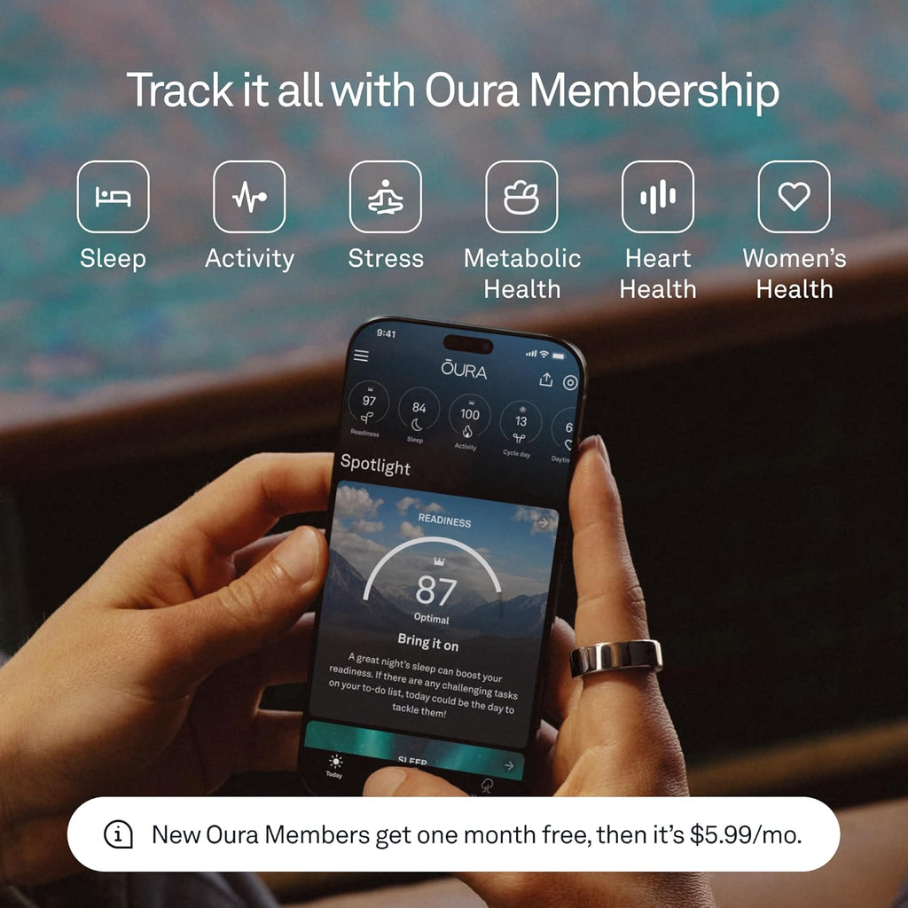 Oura Ring 4 Smart Ring Sleep Tracking Wearable Fitness