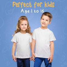 Load image into Gallery viewer, Cotton Short Sleeve Versatile Round Neck Tshirt for Boys Girls