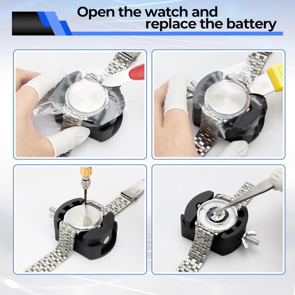 Watch Repair Kit Ohuhu Heavy Duty Tool Kit