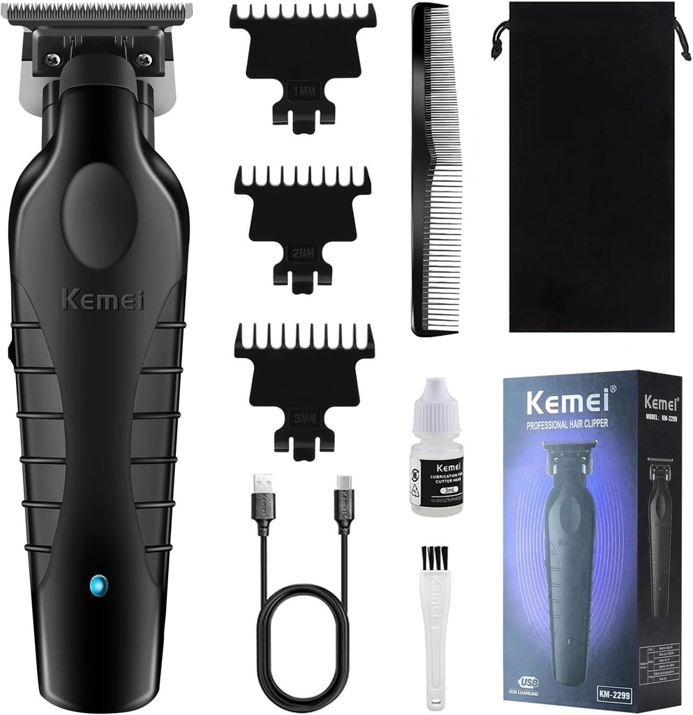 KEMEI Professional Cordless Hair Clipper for Men Electric