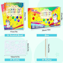 Load image into Gallery viewer, Scratch Book Party Favors For Kids Birthday Giveaways