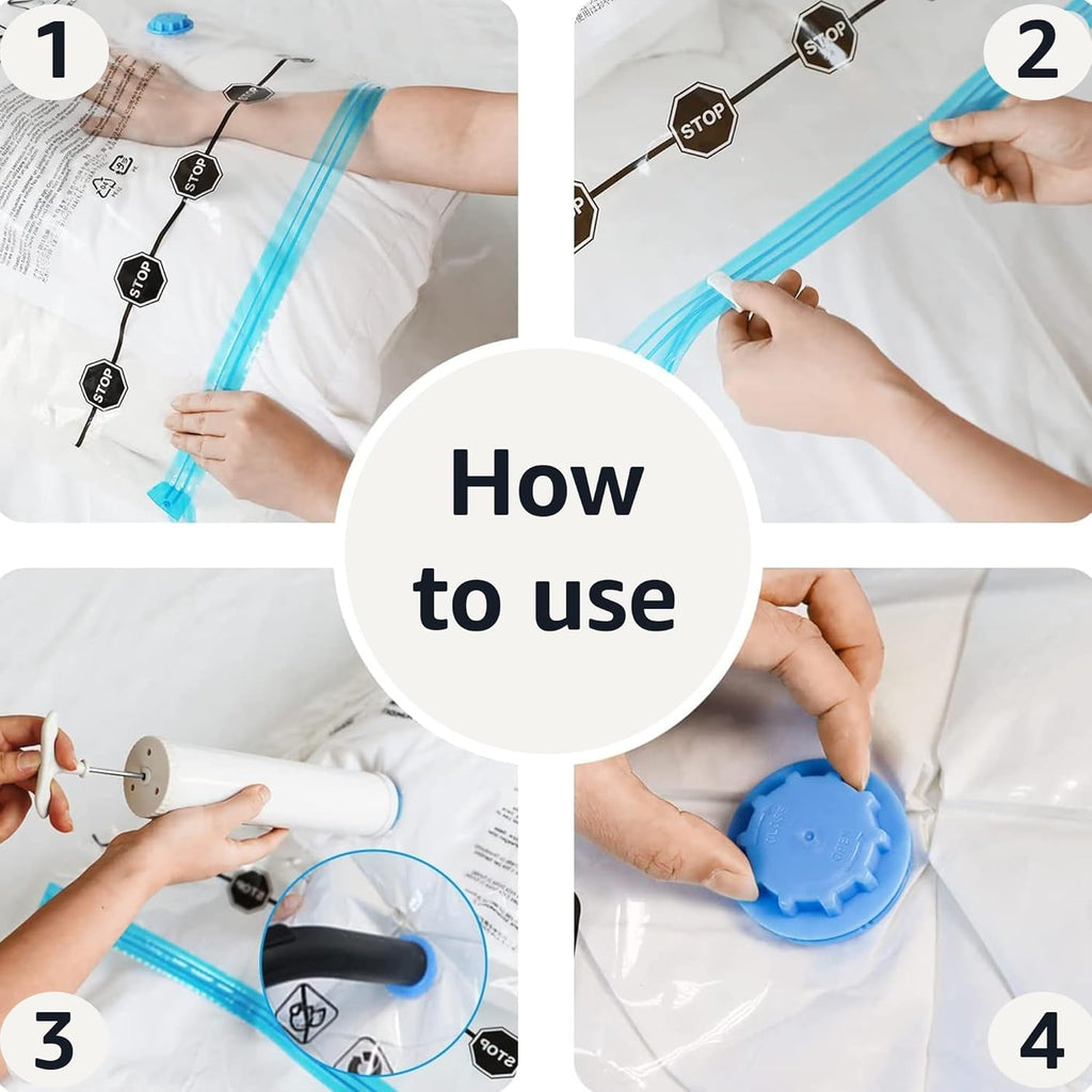 Amazon Basics Vacuum Compression Storage Bags Large