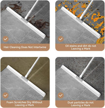 Load image into Gallery viewer, Rubber Squeegee Broom for Floor Long Handle Window Squeegee Silicone Remover