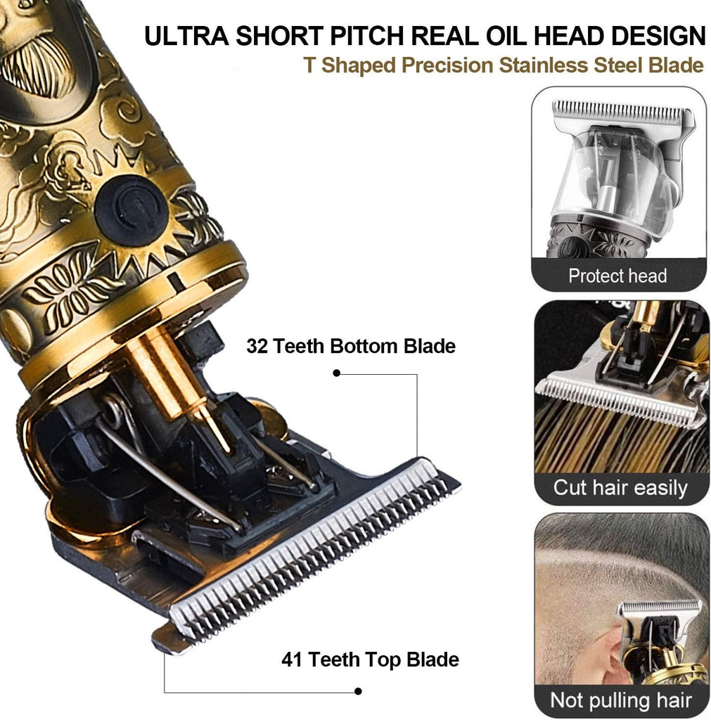 Suttik Hair Clippers for Men Beard Trimmer Zero Gapped