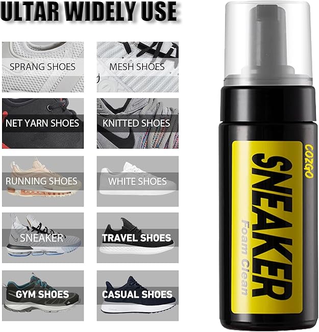 Shoe Cleaner Kit for Sneaker Water Free Foam