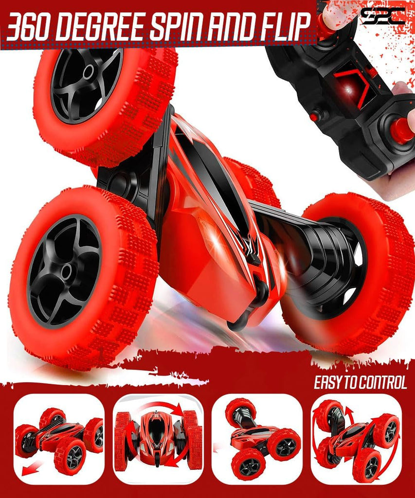 Remote Control Car RC Cars Stunt Toy 4WD Double Sided Rotating